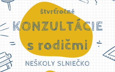 📝 Konzultácie v Neškole Slniečko – ZHRNUTIE